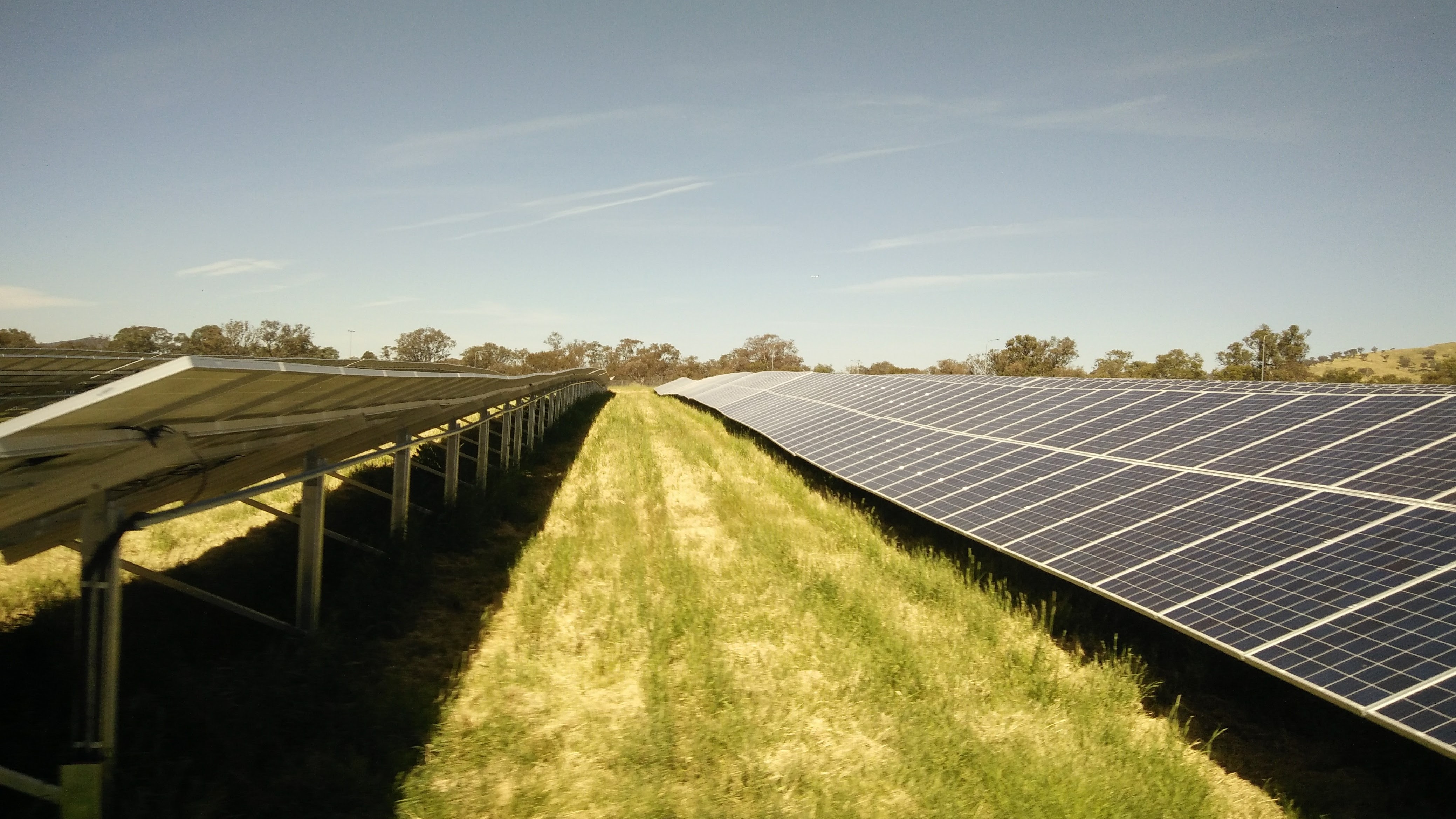 Large-scale solar farm
